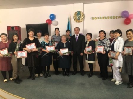 Celebration of the International Women's Day - March 8th  in Aktobe Medical Center