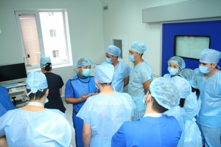 A master class was held at the Aktobe Мedical Сenter
