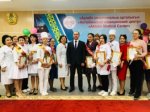 Professional holiday of nurses in Aktobe Medical Center.